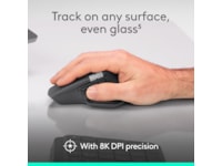 Logitech MX Master 4 Trådløs Ergonomisk Mus (lysegrå) -B-Grade Demo mus