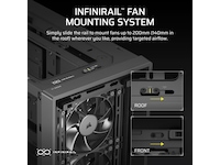 Corsair FRAME 4000X RS Mid Tower (sort) Midi tower