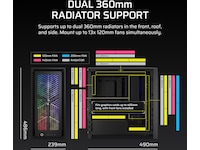 Corsair FRAME 4000X RS Mid Tower (sort) Midi tower