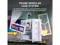 Corsair FRAME 4000D RS Wood Mid Tower (hvit) Midi tower