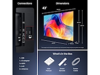 Samsung 43" M72H Mini LED 4K Smart TV (2026) 20 - 49 tommer TV