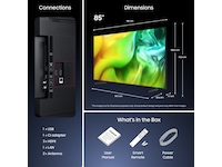 Samsung 85" M80H Mini LED 4K Smart TV (2026) Over 80 tommer TV