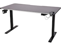 Mission Hyperion Motorisert RGB Gaming-Skrivebord Gamingdesk