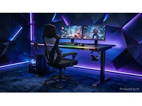 Mission Hyperion Motorisert RGB Gaming-Skrivebord Gamingdesk