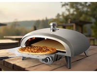 Gass pizzaovn 8kW 45cm rustfritt stål Pizzaovner