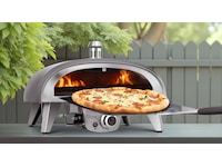 Gass pizzaovn 8kW 45cm rustfritt stål Pizzaovner