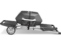 Bærbar gassgrill med dobbelbrenner 4,5 kW Grill