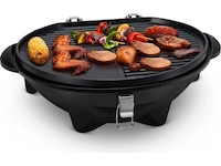 Austin and Barbeque 2400 W elektrisk bordgrill med stativ Grill