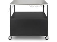 Austin and Barbeque Sidebord med oppbevaring Vogner til utendørsgriller