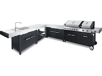 Austin and Barbeque Gassgrill 8+2 brennere Grill