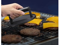 Austin and Barbeque Flat hamburgerpresse med trehåndtak Grillverktøy & tilbehørssett
