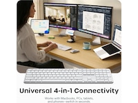 Satechi EX3 Slim trådløst tastatur nordisk layout Tastatur