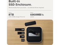 Satechi Thunderbolt 5 CubeDock™ med SSD-kabinett Dockingstasjon & USB-HUB