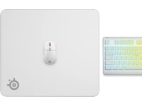 SteelSeries QcK Large musematte (hvit) Gamingmusematte