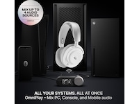 SteelSeries Arctis Nova Pro Omni trådløst gaming-headset (hvit) Gamingheadset