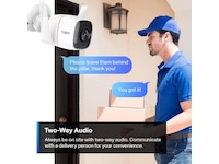 TP-Link Tapo C310 WiFi utendørs overvåkningskamera (hvit) - 2pk Overvåkningskameraer