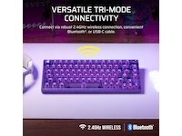 CORSAIR K65 PLUS WIRELESS Gaming Tastatur (Atomic Purple) Tastatur