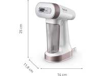 Tefal Pure Force 2in1 DT8720E0 1800 W (White & Pink) Steamer