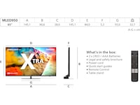 Philips 65" MLED950/12 The Xtra QD MiniLed Smart TV (2025) -B-Grade Demo TV/projektor