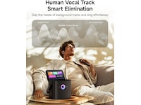 Nedis Ikarao Shell S3 Karaokehøyttaler 80W Trådløs / Bluetooth-høyttaler