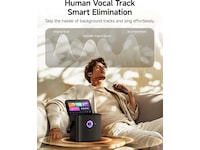 Nedis Ikarao Shell S3 Karaokehøyttaler 80W Trådløs / Bluetooth-høyttaler