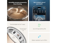 Oura Ring 4 Smart Ring str. 8 (rosegull) -B-Grade Demo tilbehør til mobiler & klokker