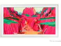 Samsung 75" ramme til The Frame og The Frame Pro (2021-2025, Hvit) -B-Grade Demo TV/projektor