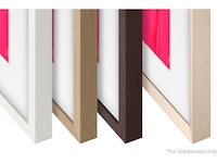 Samsung 75" ramme til The Frame og The Frame Pro (2021-2025, Hvit) -B-Grade Demo TV/projektor