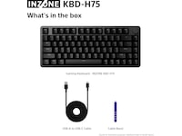 Sony INZONE KBD-H75 Gaming Tastatur 75% TKL Gamingtastatur