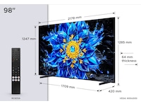 TCL T8D 98” 4K QD-Mini LED Smart TV (2026) Over 80 tommer TV