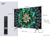 TCL 50" Q6C Premium QD-MiniLED TV (2026) 50 - 59 tommer TV