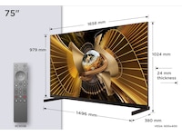 TCL X11L 75” SQD-Mini LED 4K Smart TV (2026) 70 - 79 tommer TV