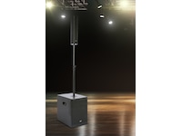 BLG Bluetooth PA-system 400W 2-veis 10" Sub DSP 125dB Høyttalere
