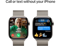 Apple Watch Series 10 GPS + LTE 42mm Titan (naturlig) -B-Grade Demo klokker