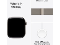 Apple Watch Series 10 GPS + LTE 42mm Titan (naturlig) -B-Grade Demo klokker