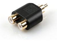 Andersson RCA hann til 2 RCA hunn adapter Tilbehør til hodetelefoner