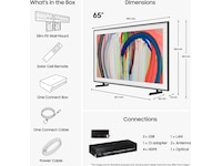 Samsung 65" The Frame QLED 4K Smart TV (2026) 60 - 69 tommer TV