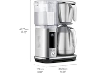 Sage the Luxe Brewer Thermal Kaffemaskine (børstet rustfritt stål) Kaffetraktere