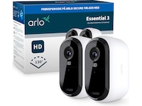 Arlo Essential 3 HD utendørs overvåkningskamera 2-pack + Video Doorbell Overvåkningskameraer