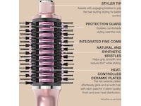 Shark HT302EUPK Glossi 2-i-1 varmebehandler & hårglatter (Pink) Hårpleie & styling
