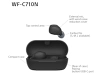 Sony WF-C710N Trådløse ørepropper, In-ear (sort) -B-Grade Demo headset