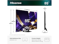 Hisense 85" U7S PRO MiniLED Smart TV (2026) Over 80 tommer TV