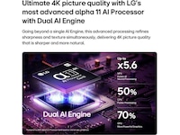 LG 65" C64 OLED evo 4K Smart TV (2026) 60 - 69 tommer TV