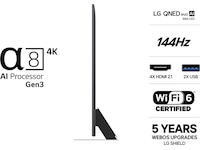 LG 86" QNED86 Evo MiniLED 4k Smart TV (2026) Over 80 tommer TV