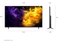 LG 65" QQNED70 MiniLED 4K Smart TV (2026) 60 - 69 tommer TV