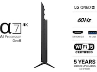 LG 55" QNED70 MiniLED 4K Smart TV (2026) 50 - 59 tommer TV