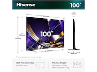 Hisense 100" U7S PRO MiniLED Smart TV (2026) Over 80 tommer TV