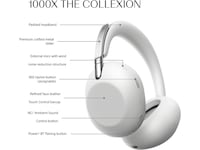 SONY 1000X THE COLLEXION Over-Ear Hodetelefoner (platina) Hodetelefoner