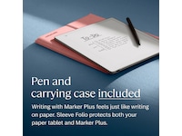reMarkable Paper Pure 10,3" + Marker Plus + Sleeve Folio (desert pink) 