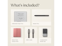 reMarkable Paper Pure 10,3" + Marker Plus + Sleeve Folio (desert pink) 